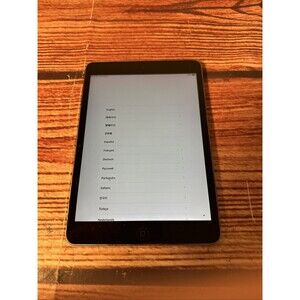 Apple iPad Mini 2 (Wi-Fi Only), A1489, Storage 16 GB, Screen Size 7.9 in